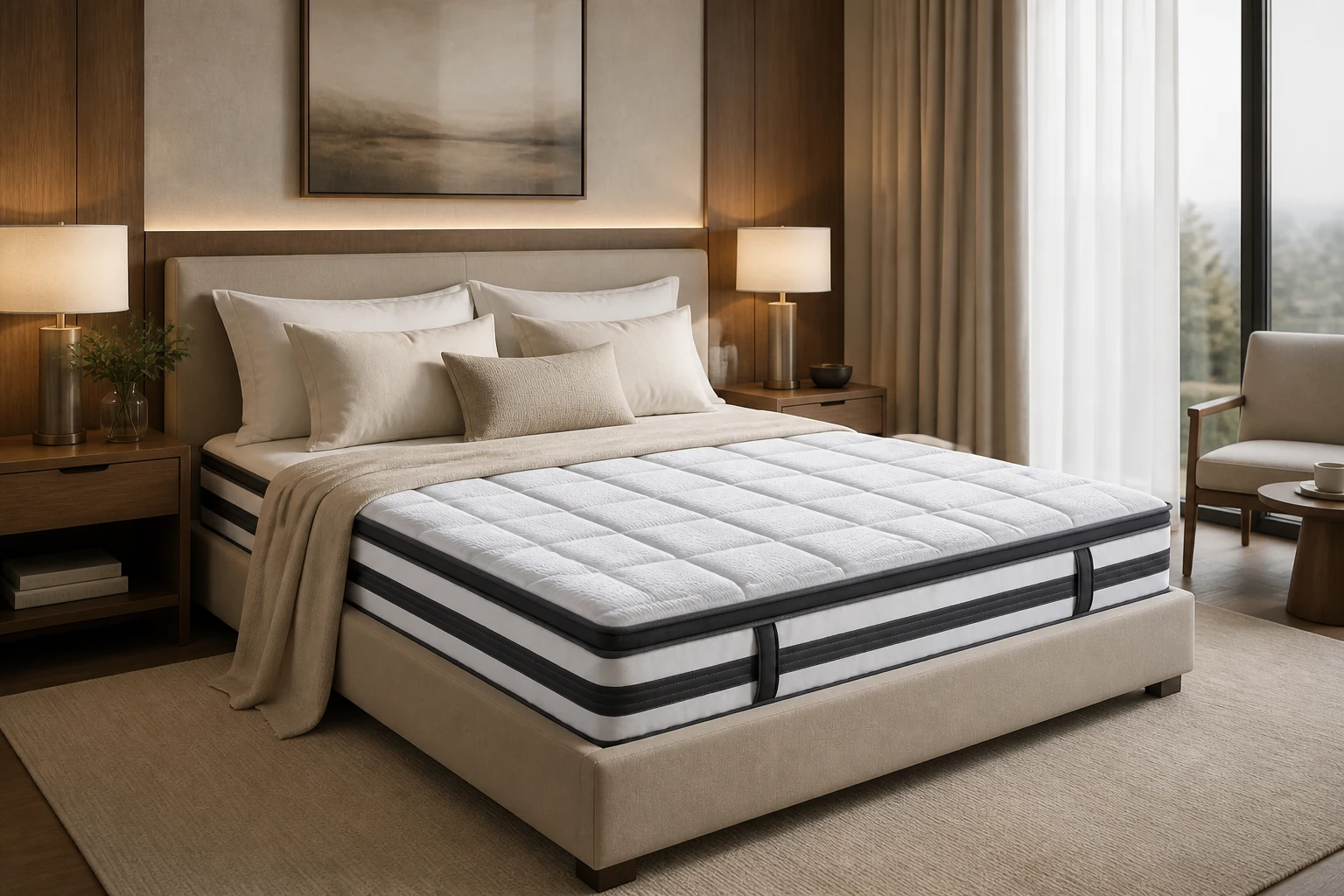VAVVAA roll-packed mattress system